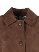 S Max Mara Giacca In Pelle Charme