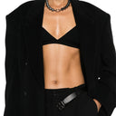 Balenciaga C Mere And Wool Cinched Coat