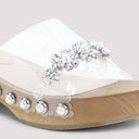 Simone Rocha Scalopped Wooden Clog Sandals