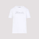 Lanvin Embroidered Script Logo T Shirt