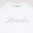 Lanvin Embroidered Script Logo T Shirt