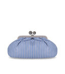 Max Mara Weekend Pasticcino Rubens中型浅蓝色离合器