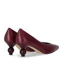 Max Mara Weekend Renza Burgundy Pump