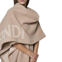 Fendi Wool And C Mere Poncho
