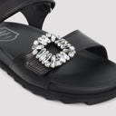 Roger Vivier Slidy Viv Strass Sandals