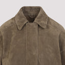 Brunello Cucinelli Suede Leather Jacket