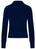 Brodie cashmere in plexiglass blu cashmere maglione