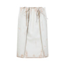 Prada Calf Leather Midi Skirt