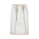 Prada Calf Leather Midi Skirt
