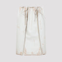 Prada Calf Leather Midi Skirt
