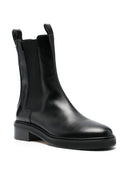 Aeyde Jack Kalb Leder schwarz