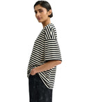 Essentiel Antwerp Joste White Striped T Shirt