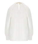 Elisabetta Franchi Ivory Jewel Blouse