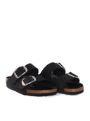 Birkenstock Arizona Big Buckle Black, Oiled Leather, S