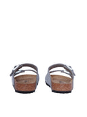 Birkenstock Kids Arizona Kids Shiny Glitter Silver, Synthetics