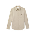 Celine Logo Embroidered Checked Cotton Shirt