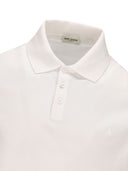 Saint Laurent Men's Organic Cotton White Polo