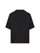 Saint Laurent Women's Organic Cotton Black T Shirt