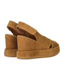 Paloma Barceló Cora Brown Wedge Sandal