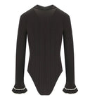 Twinset Polo-Body in Schokoladenbraun