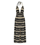 Pahiesa Formentera Bicolor Sleeveless Long Dress