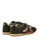 3 P Tor Suede Olive Green Sneaker