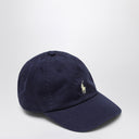 Polo Ralph Lauren Blue Navy Baseball Cap con logo
