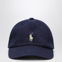 Polo Ralph Lauren Blue Navy Baseball Cap con logo