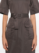 Parosh Pesca Belted Mini Dress