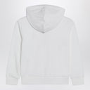 Polo Ralph Lauren White Zip Up Sweatshirt In Cotton Blend