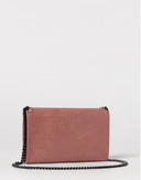 Stella Mc Cartney Mini Crossbody Eco Shaggy Deer W/Dark Ruthenium Color Chain