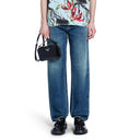 Jeans in denim di cotone Prada