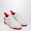 Christian Louboutin White/Red Astroloubi Sneakers