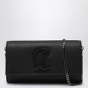 Portefeuille noir Christian Louboutin sur la chaîne à mes côtés