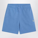 Polo Ralph Lauren Light Blue Shorts In Cotton Blend