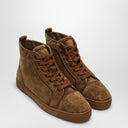 Christian Louboutin Brown Suede Sneaker High Top Louis