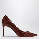Christian Louboutin Kate Pumps Acajou Alligator Embossed Calf Leather
