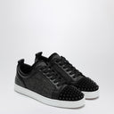 Christian Louboutin Black Louis Junior Spikes Sneaker