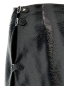 Mini falda de vinilo multi sangle de Courreges