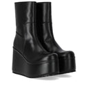Paloma Barceló Barta Black Wedge Ankle Boot