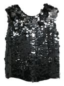 Parosh Glass Sequin Embellished Blouse