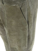 Forte Forte Pantalone Cargo Suede Stampa Lucertola
