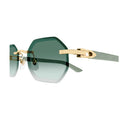 Cartier Ct0439 S Décor C Allongé De Cartier Green