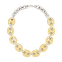 X Eight Neck Necklace Paco Rabanne Gold/Silver Metal
