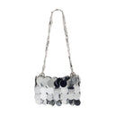Sparkle Nano Purse Rabanne Polyester Silver