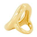 Anneau Ring Paco Rabanne Brass Gold
