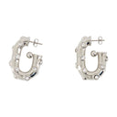 Earrings Rabanne Aluminum Silver