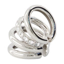 Pendientes Rabanne Metal Silver
