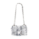 Bolsa de hombro Rabanne Singetic Silver