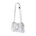 Bolsa de hombro Rabanne Singetic Silver
